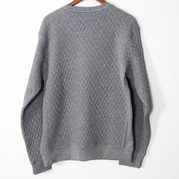 Pressbox Quilted Sweatshirt Colorado Varsity Gray Size XL Collegiate - Picture 2 of 9